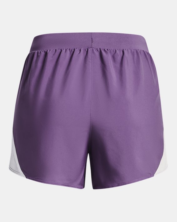 Women's UA Fly-By 2.0 Shorts, Purple, pdpMainDesktop image number 7